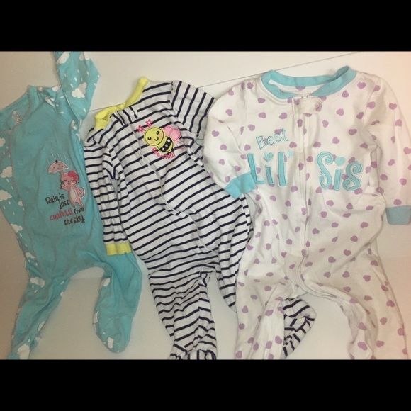 3 onesie sleepers - Picture 2 of 8